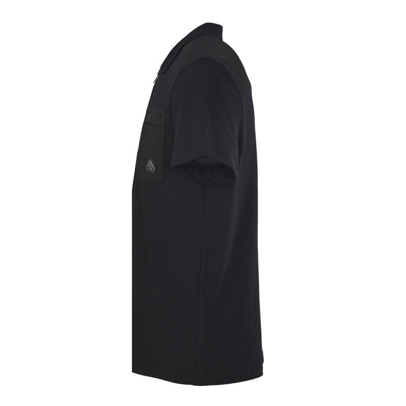 Stone Island Black Short Sleeve Polo Shirt view