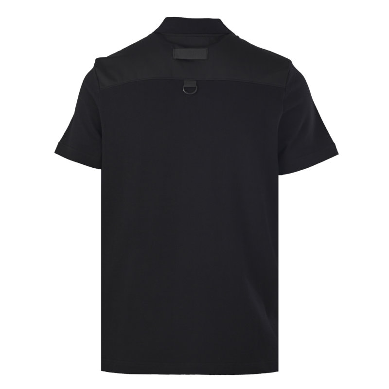 Stone Island Black Short Sleeve Polo Shirt view