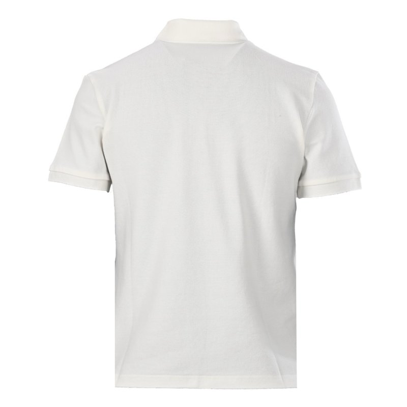 Prada Triangle Logo Polo Shirt - White view