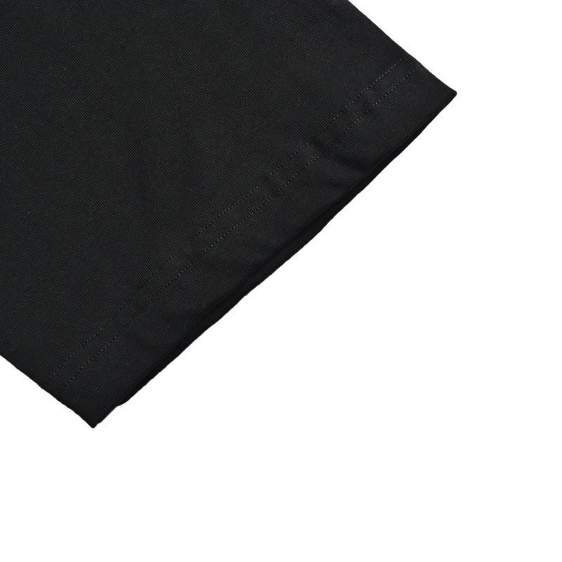 Black Graphic Print Short Sleeve T-Shirt Pink Abstract Design view