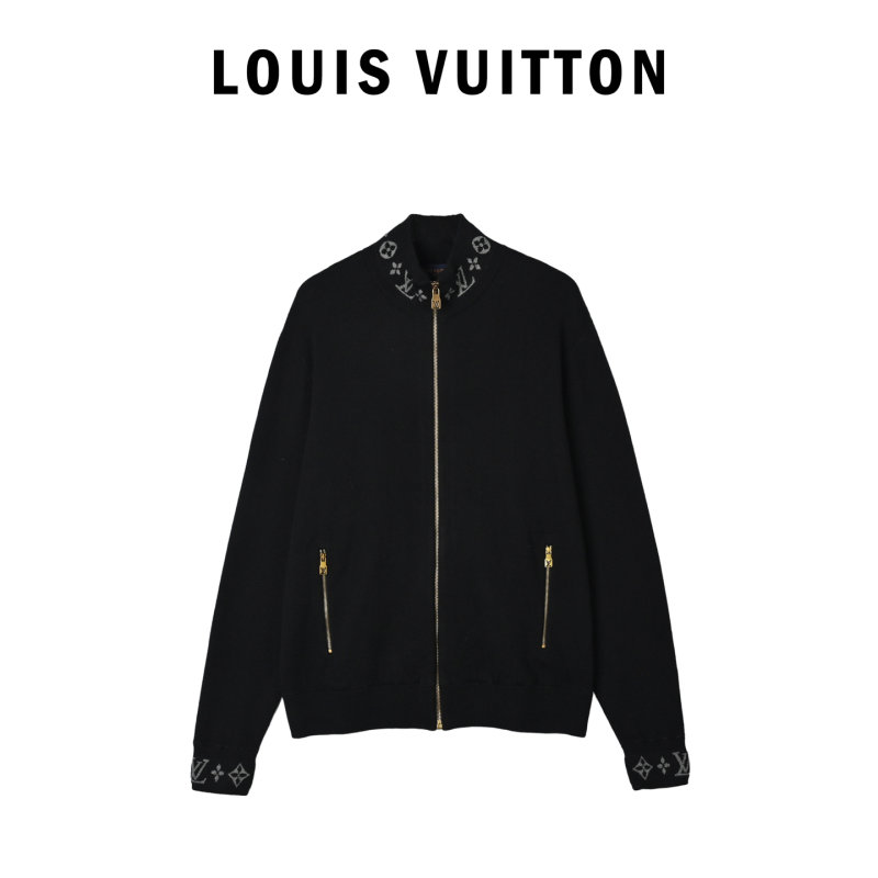 Louis Vuitton Black Monogram Zip Jacket view