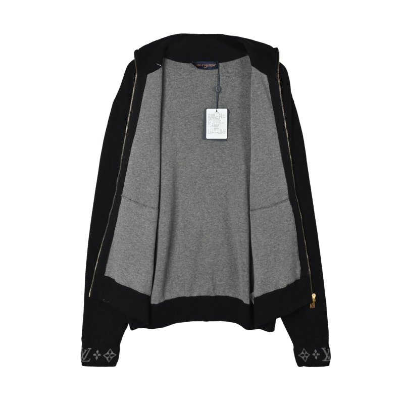 Louis Vuitton Black Monogram Zip Jacket view