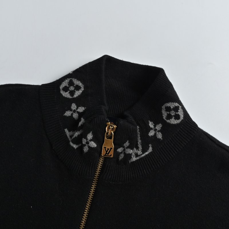 Louis Vuitton Black Monogram Zip Jacket view