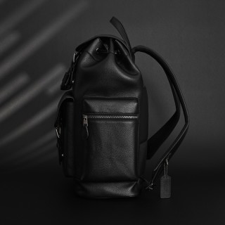 Coach Sprint Black Leather Backpack view 5