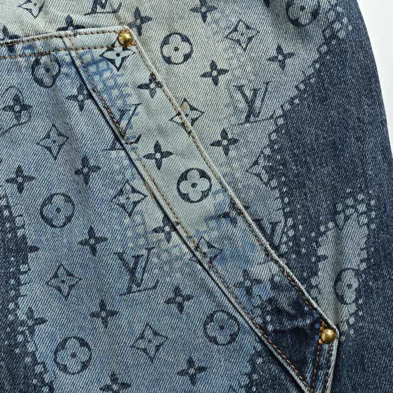 Louis Vuitton Monogram Denim Shirt Blue view