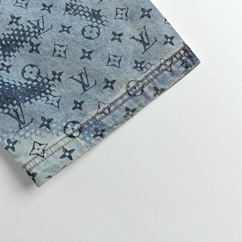 Louis Vuitton Monogram Denim Shirt Blue view