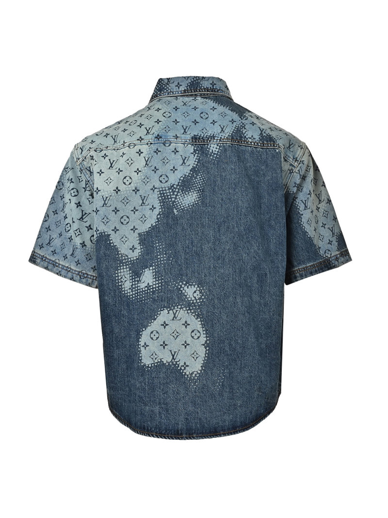 Louis Vuitton Monogram Denim Shirt Blue view