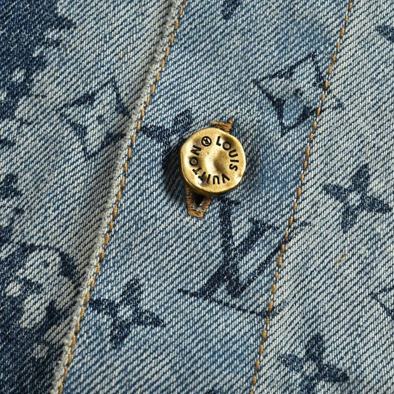 Louis Vuitton Monogram Denim Shirt Blue view