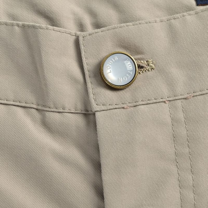 Beige Cargo Pants with Multiple Pockets & Belt view