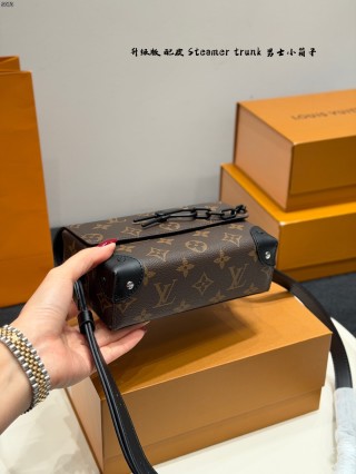 Louis Vuitton Monogram Steamer Trunk Camera Bag Brown view 6