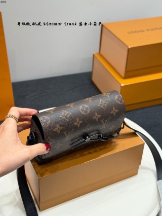 Louis Vuitton Monogram Steamer Trunk Camera Bag Brown view 8