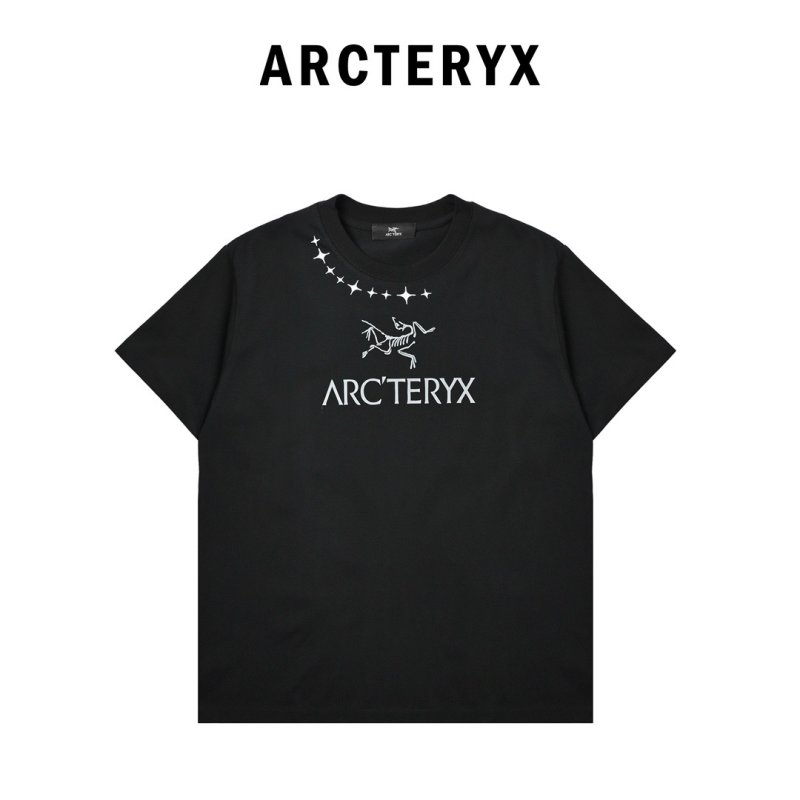 Arc'teryx Black Logo T-Shirt with Star Detail
