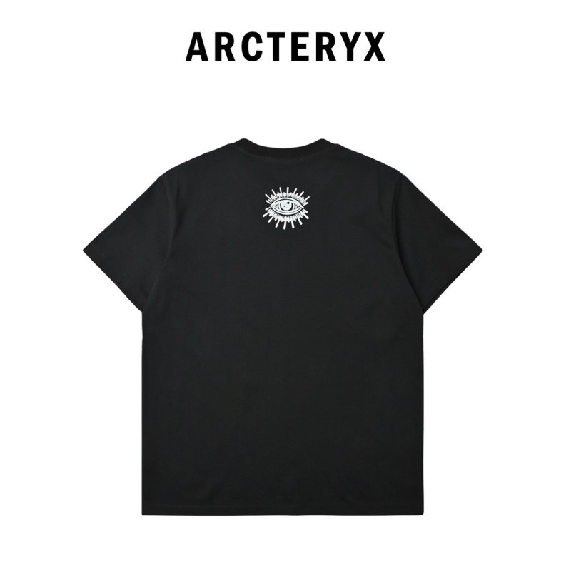 Arc'teryx Black Logo T-Shirt with Star Detail view
