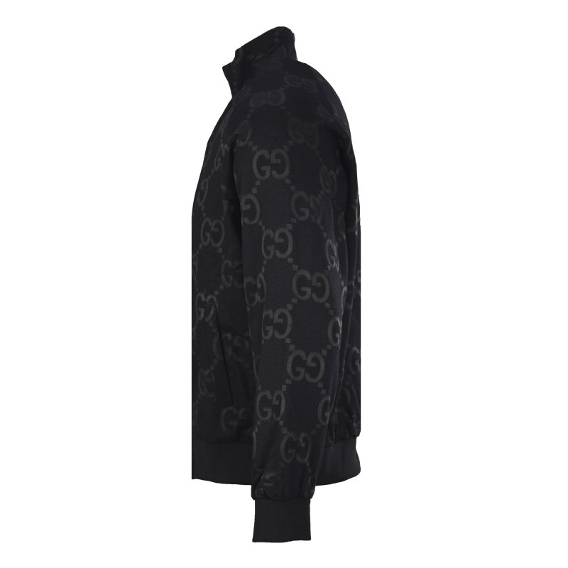 Gucci Black Monogram Jacquard Jacket view