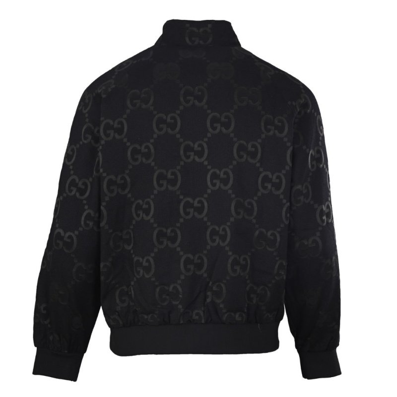 Gucci Black Monogram Jacquard Jacket view