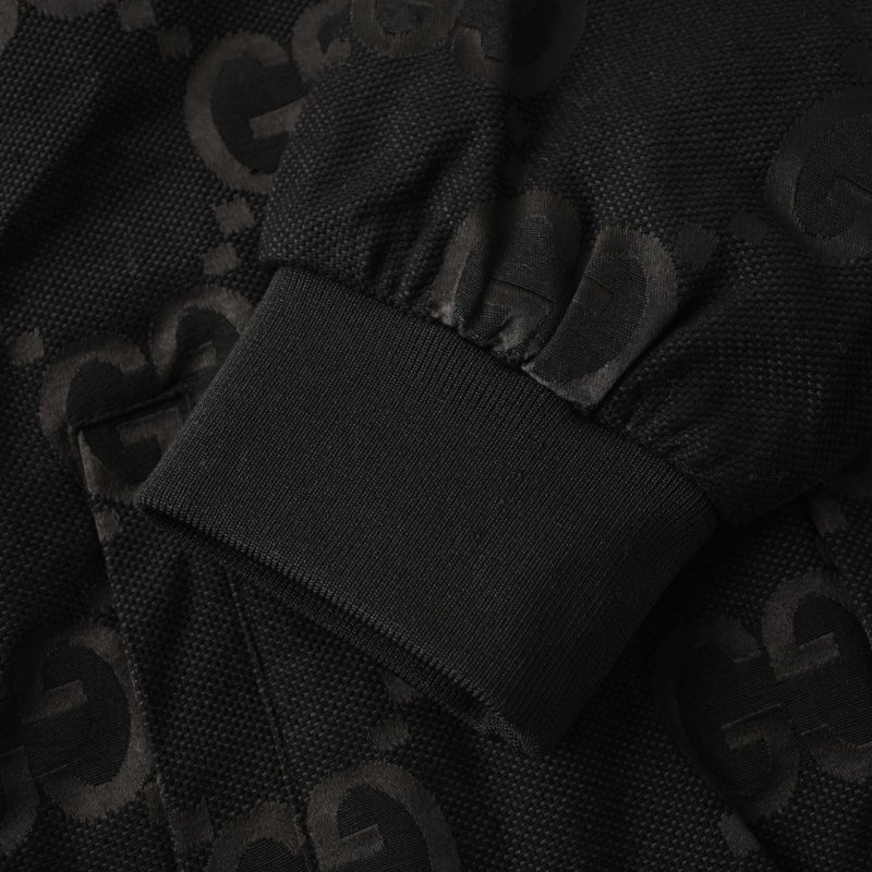 Gucci Black Monogram Jacquard Jacket view