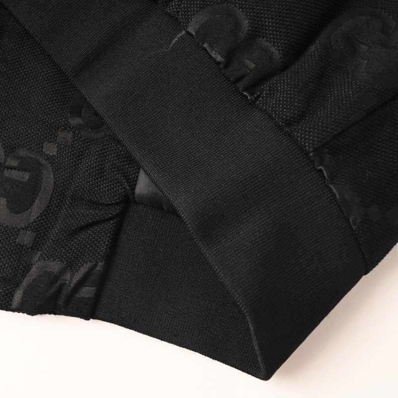Gucci Black Monogram Jacquard Jacket view