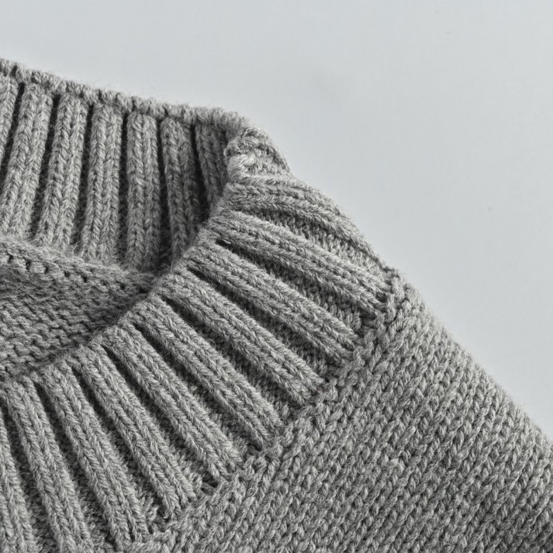 Prada Milano Logo Knit Sweater - Grey view