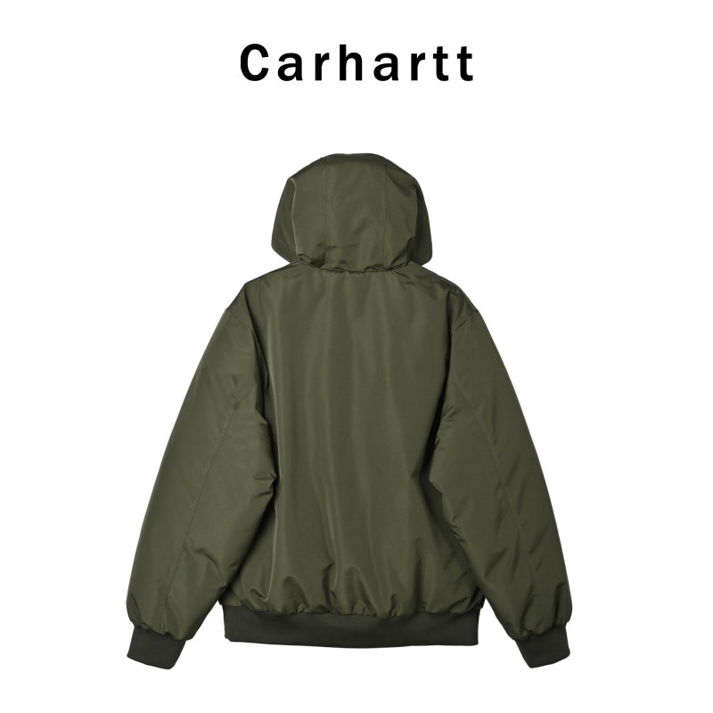 Olive Green Puffer Jacket - Winter Oversized Fit view