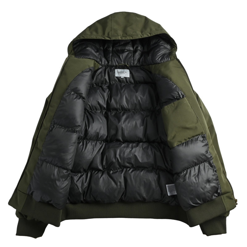 Olive Green Puffer Jacket - Winter Oversized Fit view