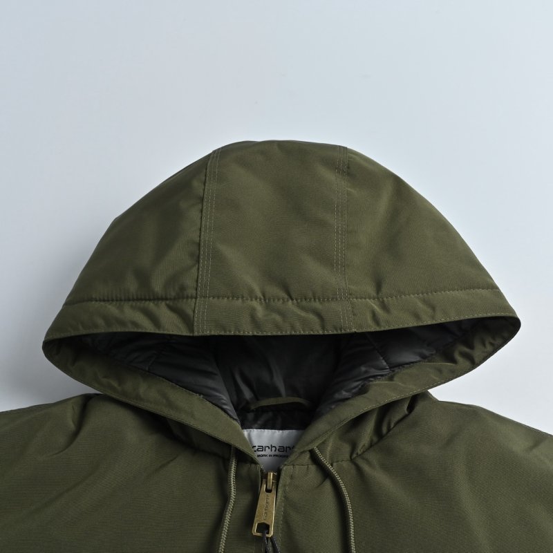 Olive Green Puffer Jacket - Winter Oversized Fit view