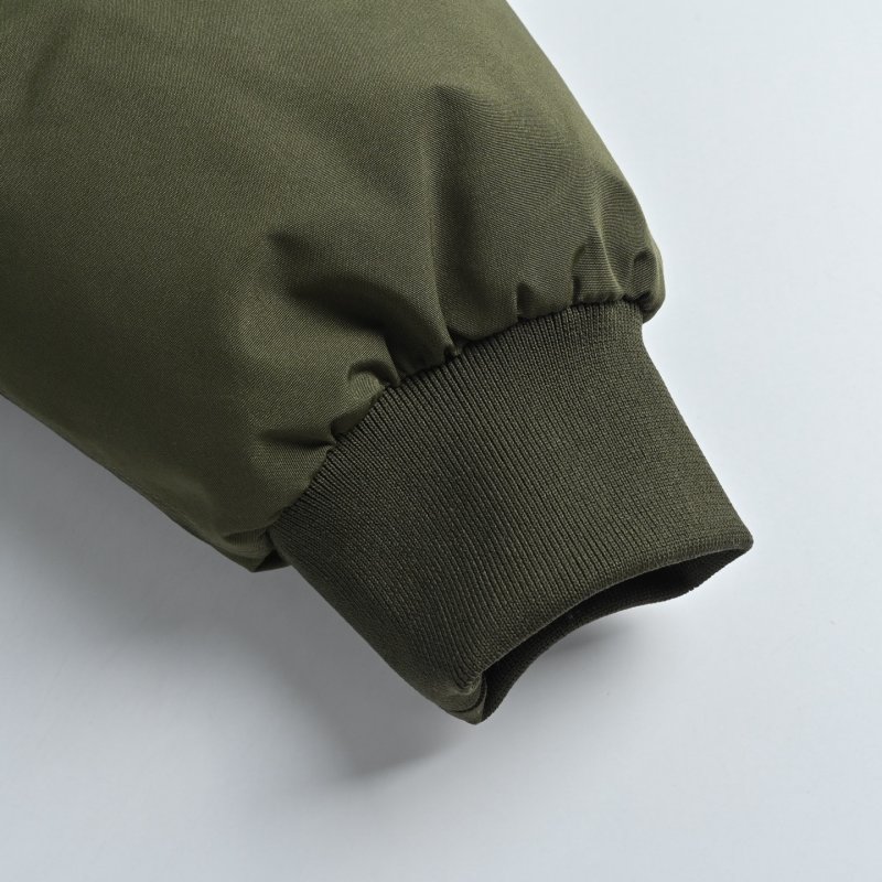 Olive Green Puffer Jacket - Winter Oversized Fit view