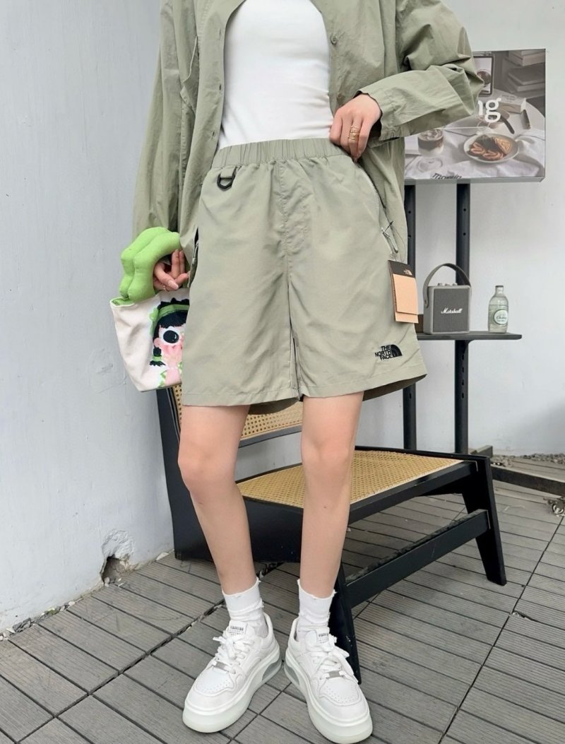 The North Face Sage Green Cargo Shorts view