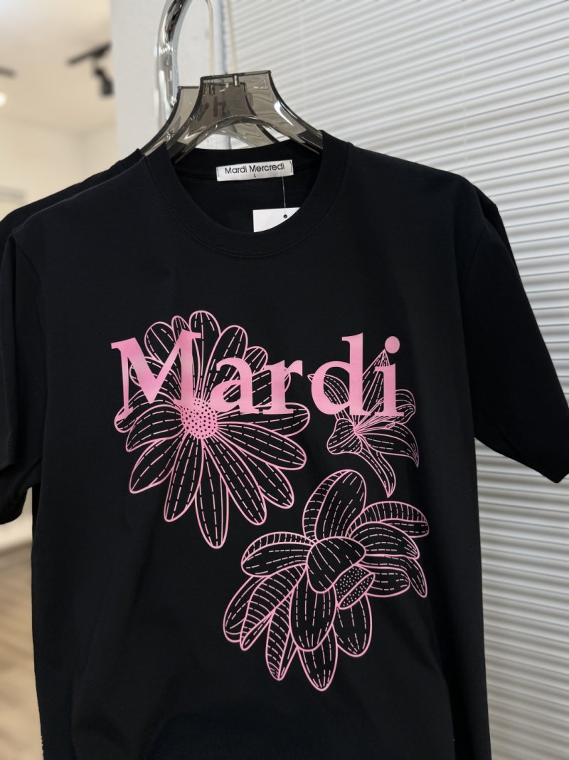 Mardi Mercredi Floral Print White T-Shirt view