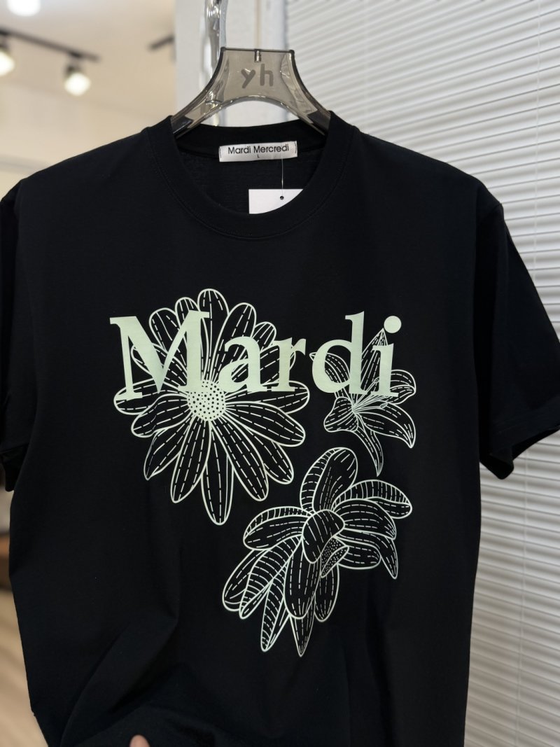 Mardi Mercredi Floral Print White T-Shirt view