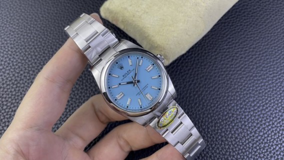 Rolex Oyster Perpetual 41mm Tiffany Blue Dial Watch