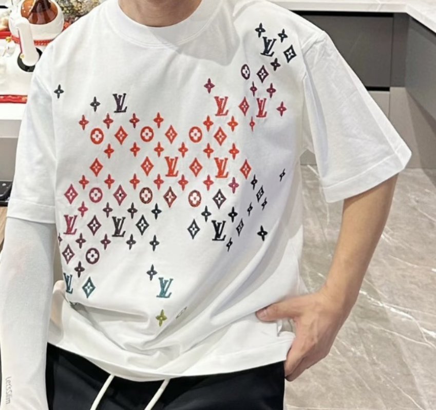 Louis Vuitton Monogram Gradient White T-Shirt view
