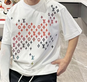 Louis Vuitton Monogram Gradient White T-Shirt view 2