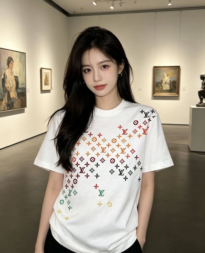Louis Vuitton Monogram Gradient White T-Shirt view