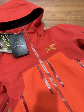 Arc'teryx Beta Shell Jacket Red Orange view 4