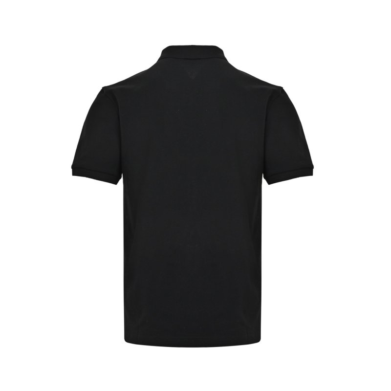 Moncler Black Short-Sleeve Polo Shirt view