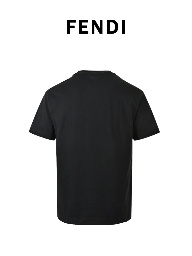 Black Oversized Short Sleeve T-Shirt with Yellow Embroidery view