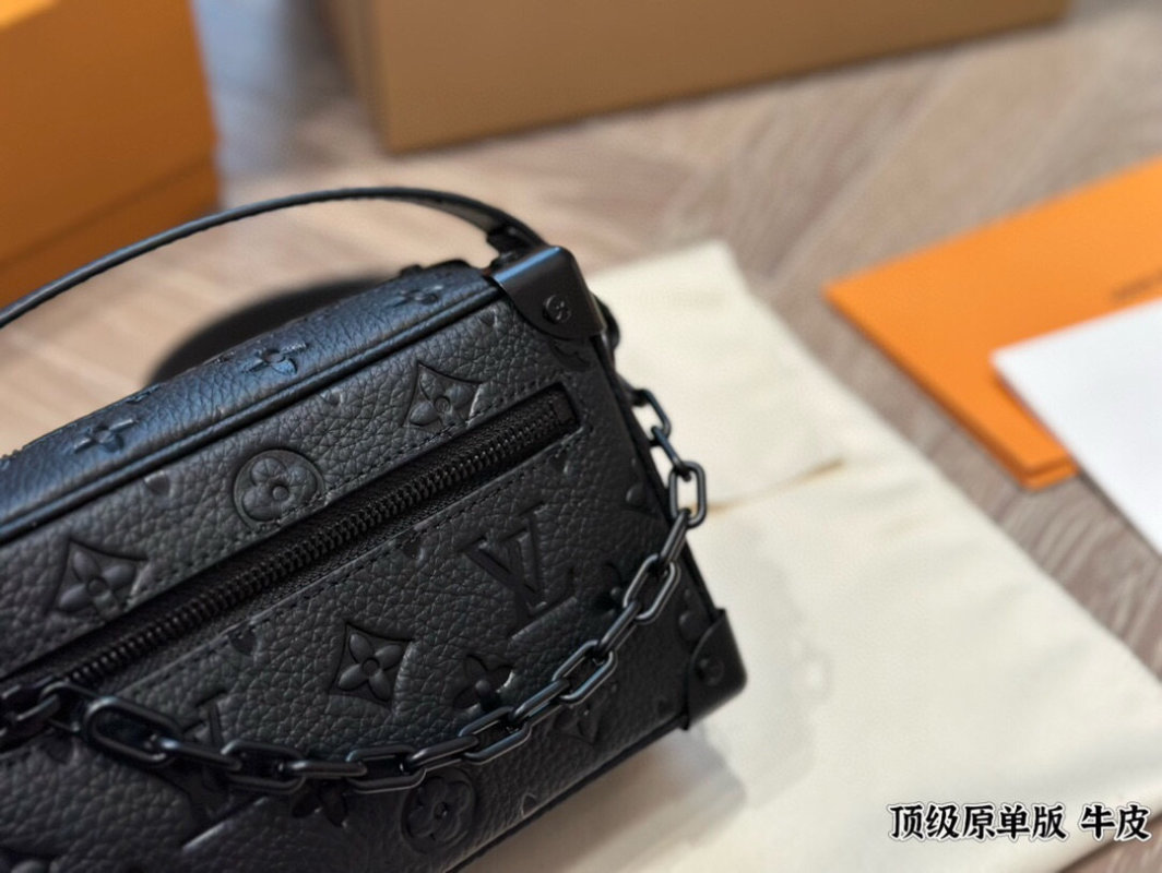 Louis Vuitton Soft Trunk Monogram Box Bag Black view