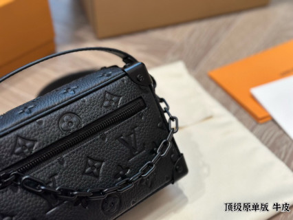 Louis Vuitton Soft Trunk Monogram Box Bag Black view 2
