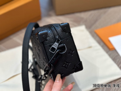 Louis Vuitton Soft Trunk Monogram Box Bag Black view 4