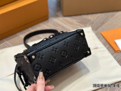 Louis Vuitton Soft Trunk Monogram Box Bag Black view 5