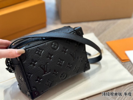 Louis Vuitton Soft Trunk Monogram Box Bag Black view 6
