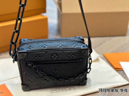 Louis Vuitton Soft Trunk Monogram Box Bag Black view 8