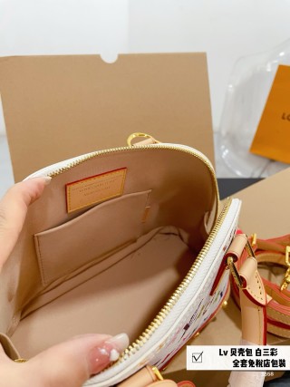 Louis Vuitton Multicolor Shell Bag White Large view 9