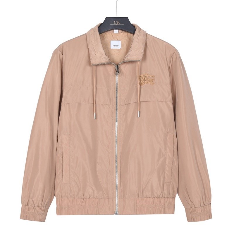 Beige Lightweight Windbreaker Jacket view