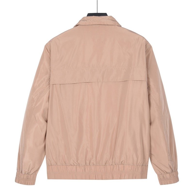 Beige Lightweight Windbreaker Jacket view