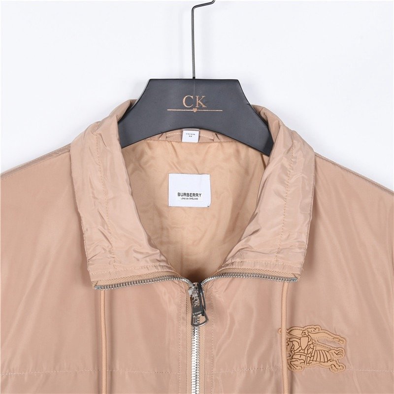 Beige Lightweight Windbreaker Jacket view