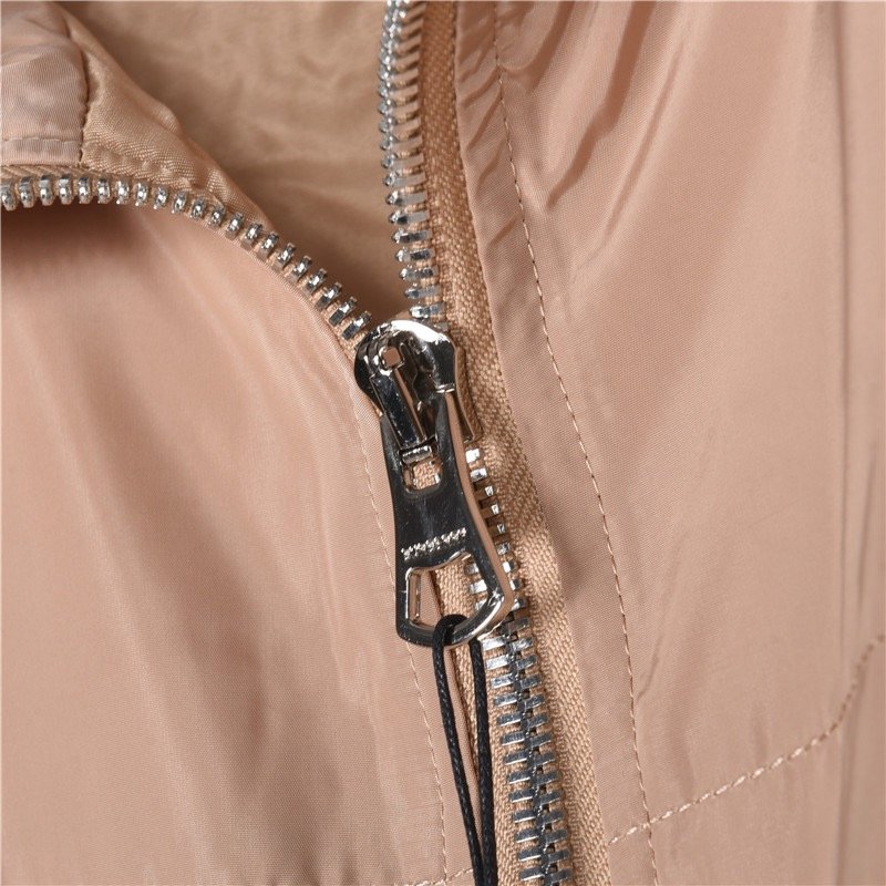 Beige Lightweight Windbreaker Jacket view