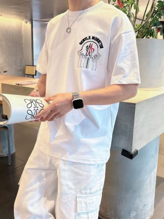 White Graphic Print Short Sleeve T-Shirt view 9