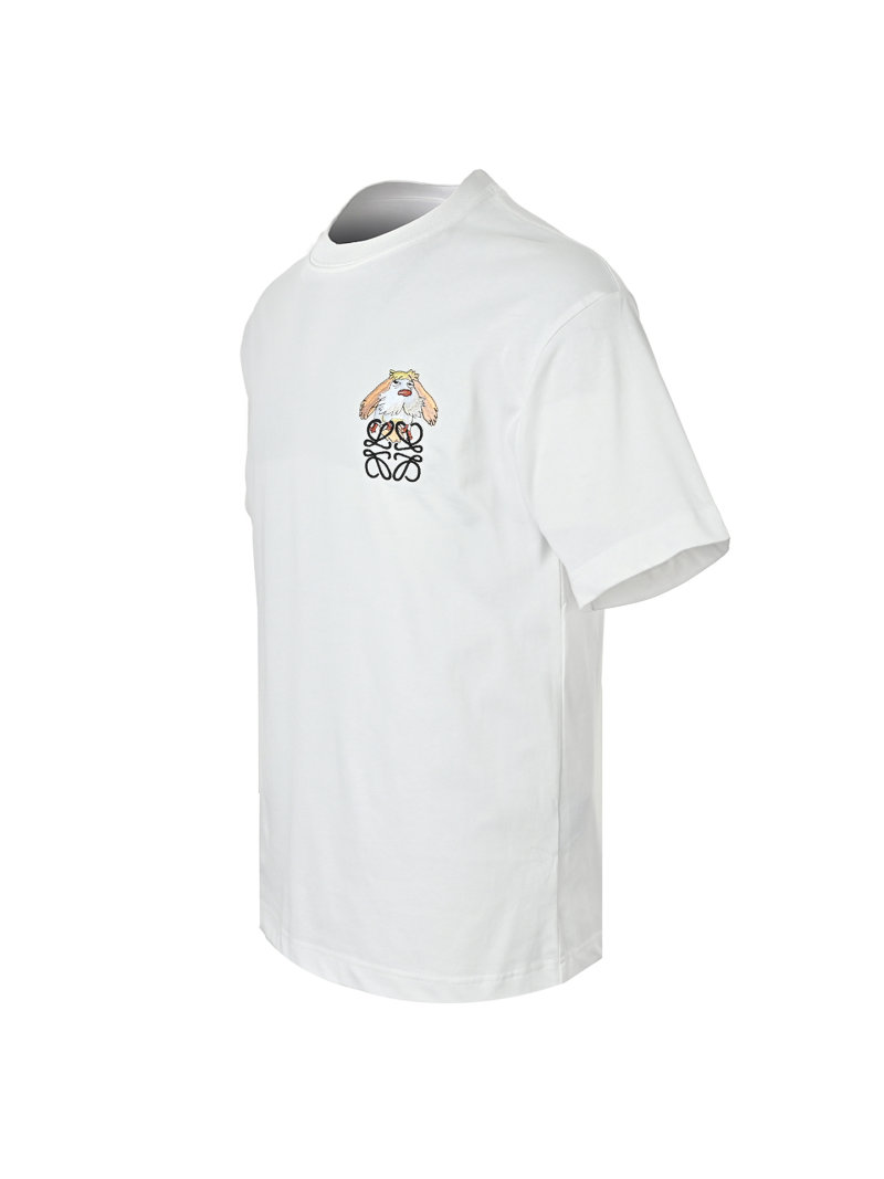 White Graphic Print Short Sleeve T-Shirt view