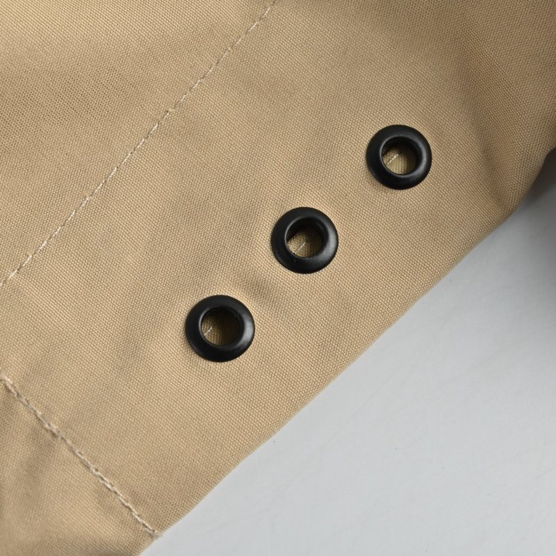 Beige Corduroy Collar Button-Up Overshirt Jacket view